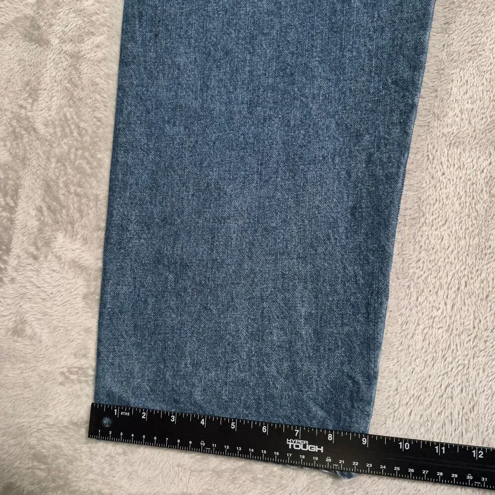 Wrangler Five Star Premium Jeans Mens 46x30 Blue Med Wash Regular Straight Denim
